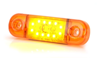 LED Lampa pozični boční WAŚ, 12V-24V, ECE, IP 66/68, univerzální